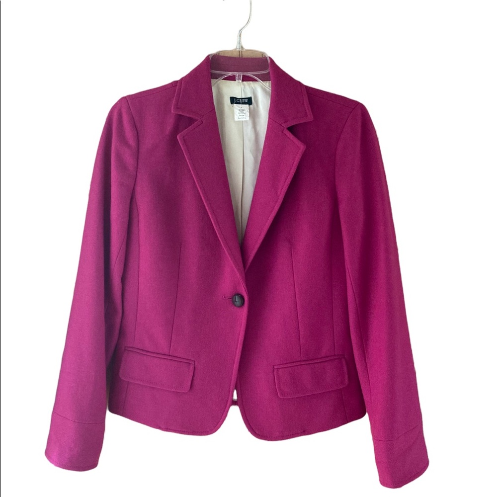 J Crew Wool Blazer size 4 - Picture 2 of 9